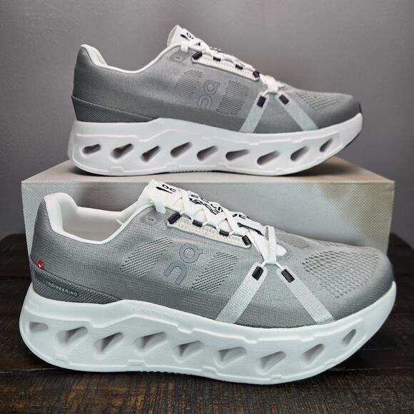 NEW ON Cloudeclipse Mens Size 9 Comfy Running Shoes Sneakers Gym Alloy Gray - Picture 1 of 12